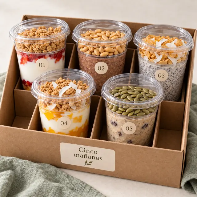 kit semanal de desayunos