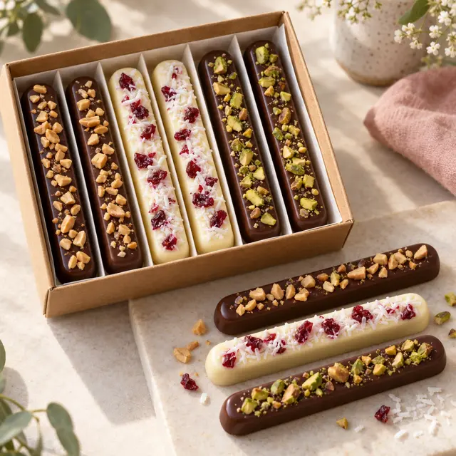 palitos de chocolate en caja